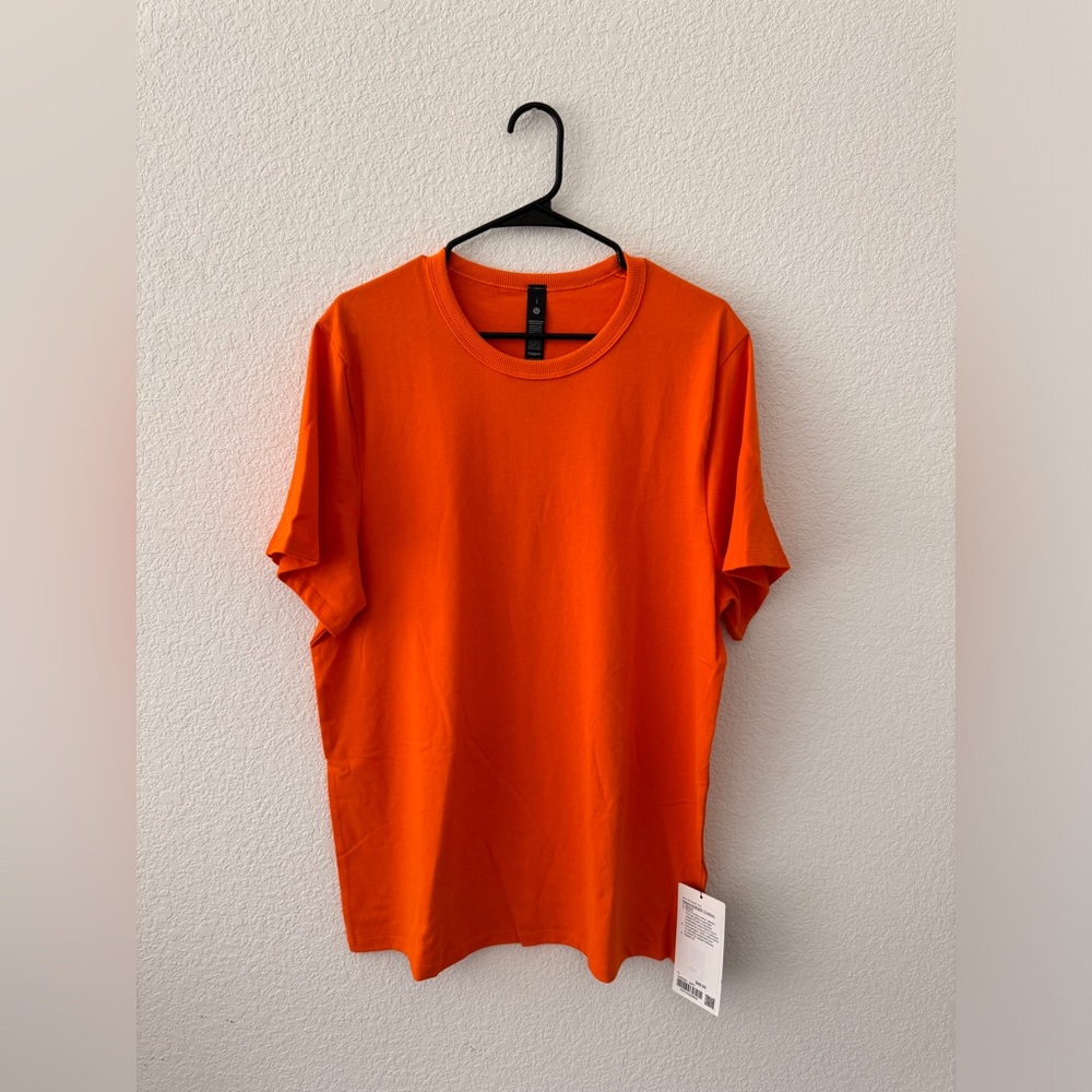 Lululemon Heavyweight T-Shirt Orange, size L